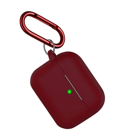 SaharaCase - Silicone Case for Apple AirPods 3 (3rd Generation 2021) - Burgundy
