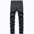 thumbnail image 4 of IROINNID Men's Premium No Iron Slim Classic Fit Expandable Waist Flat Front Casual Golf Stripe Pant (Regular and Big & Tall Sizes), 4 of 5