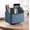 Blue, variant on Remote Control Holder 360 Degrees Rotatable Desk Stationery Supply Organizer PU Leather Desktop Storage Box for Controllers Media Bedside Spinning TV Caddy iPad Mobile Pencil Cosmetic