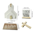 thumbnail image 2 of asddcavvf Easter Tiered Tray Ornament Decorative Home Decoration Kitchen Table Small Centerpiece, 2 of 7