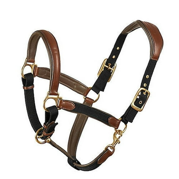 Ovation Luxor Cushion-Flex Halter Horse Black