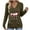 Army Green ③, variant on Women's Christmas Print Pullover, Long Sleeve Shirts for Women Casual Festive Holiday Tops