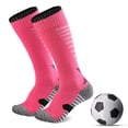 thumbnail image 4 of sunsanly 1 Pair Towel Bottom Football Socks Anti-slip Moisture Wicking Stretch Kids Boys Girls Sports Running Soccer Compression Cushion Long Tube Stockings, 4 of 8