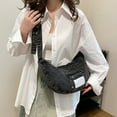 thumbnail image 2 of Casual Jeans Shoulder Bag For Women Crossbody Purse With Adjustable Strap And Zippered Pockets for Various Occasion, 2 of 2