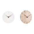 thumbnail image 1 of Reloj de pared decorativo redondo, silencioso, sin , de madera maciza, moderno, minimalista, fácil de limpiar. Ideal para sala de estar, dormito, 1 of 8