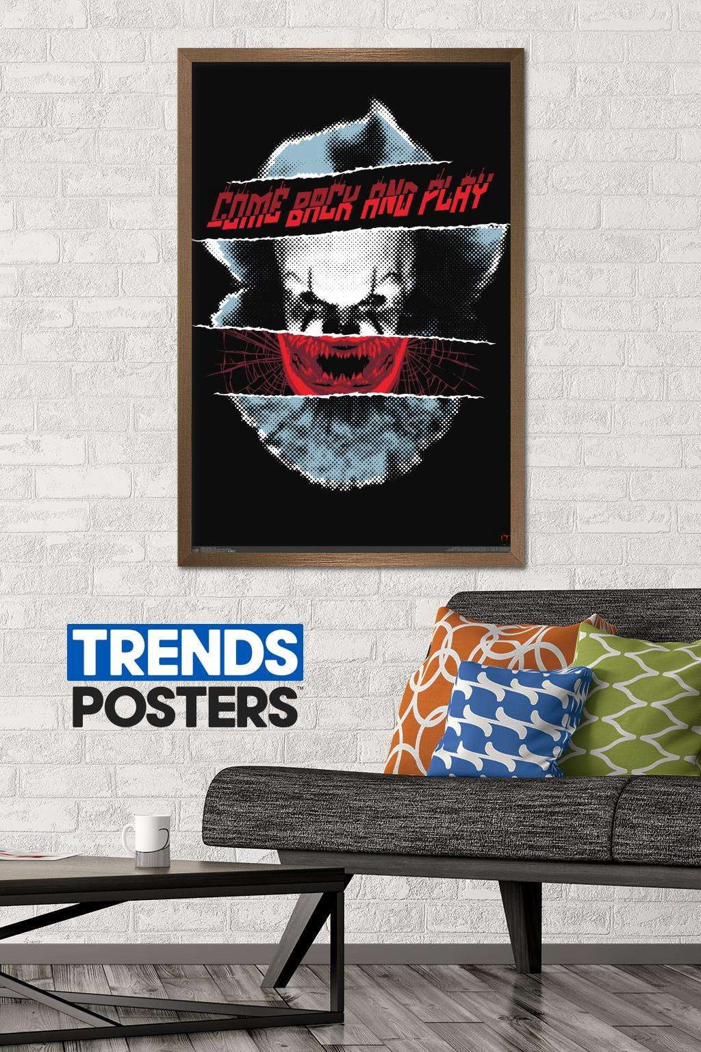 IT: Chapter 2 - Play Wall Poster, 22.375" x 34", Framed