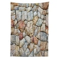 thumbnail image 3 of Ambesonne Cobblestone Tablecloth Rectangular Table Cover, Rustic Natural Wall, 60"x90", Multicolor, 3 of 4