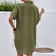 thumbnail image 5 of TaTaai Women Solid Loose Fit Jacket Long Sleeve Lapel Casual Outwear Ladies Daily Commute Festival Wear Lightweight Breathable No Fading Elegant Stylish Coat Gift, 5 of 8