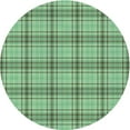 thumbnail image 1 of Ahgly Company Machine Washable Indoor Square Transitional Green Area Rugs, 3' Square, 1 of 7