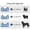 thumbnail image 4 of Dog Sling for Nail Trimming Dog Grooming Sling Breathable Nail Trimming Pet Hammock Dog Grooming Helper with Security Strap (Blue,M), 4 of 7