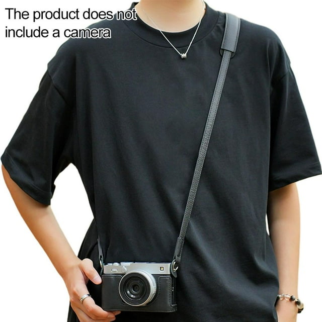 Camera Case, Protect Camera, 115g, Genuine Cowhide and Aluminum Alloy