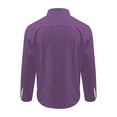 thumbnail image 5 of Wyobmus Men's Short Sleeve Dress Shirts 4-Way Stretch Casual Business Shirt Button Down Shirts Long Sleeve Solid formal Shirt B-Purple, 5 of 5