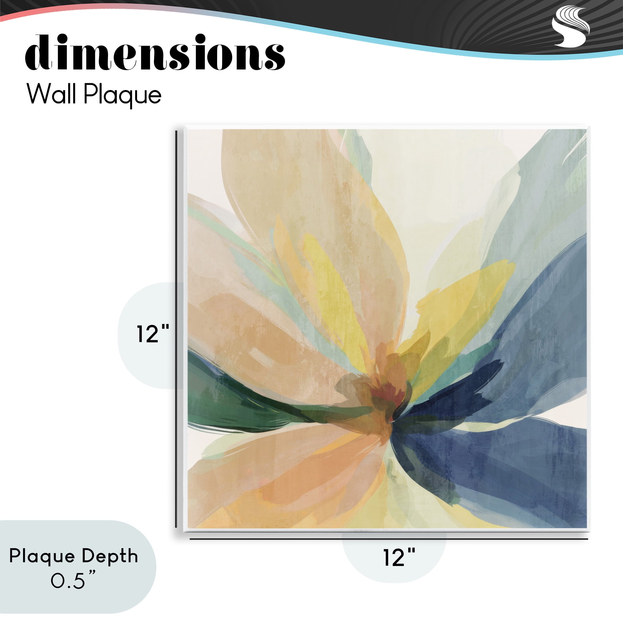 Stupell Industries Soft Harmonious Petals Wall Plaque Art, design by Irena Orlov