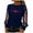 Navy, variant on Women Dressy Shirt Sheer Mesh Patchwork Long Sleeve Sequin Tunic Tops Crewneck Casual Blouse for Party Travel Fashion Holiday Clothes Red4 X-Large
