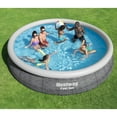 thumbnail image 2 of Bestway 57315E Fast Set 15' x 33" Inflatable Above Ground Pool with Filter Pump, Gray Rattan Print, 2 of 8