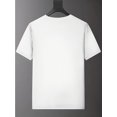 thumbnail image 2 of Men'S & Women'S Graphic Tee - Casual Black Short Sleeve T-Shirt with Pink & White Print, "LIVE THE SEARCH" Design, Cotton Blend, Summer Top, Casual Summer Wear | Bold Letter Print | Cotton Shirt, 2 of 6