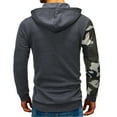 thumbnail image 2 of fastboy Hommes Automne Sweat à Capuche Camouflage Imprimé Pull à Manches Longues, 2 of 6