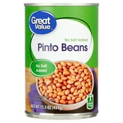 Great Value Pinto Beans, No Salt Added, 15.5 oz