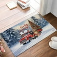thumbnail image 2 of Santa is Coming Newfoundland Merry Christmas Xmas Noel Truck Tree Doormat Newfie Dog Lover Gifts Indoor Outdoor Welcome Mat - 02023, 2 of 5