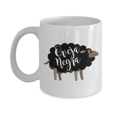 Cool Oveja Negra Which Means Black Sheep Mexican Style Coffee & Tea Gift Mug For Spanish Speaking Hispanic Men &