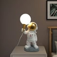 thumbnail image 5 of 16 inch Astronaut Table lamp Modern Spaceman Night Light Table Lamp Bedside Lamp 110V 7W 7.9*16.1in for Bedrooms, Lounges, Game Rooms, 5 of 11