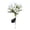 White, variant on Solar Lily Flower Garden Stake Light Waterproof Led Solar Flower Lamp For Yard Patio(Yellow-71Cm)