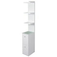 thumbnail image 5 of Impressions Vanity SlayStation Natalie Column with Drawers, Vanity Shelves for Storage (Black), 5 of 8