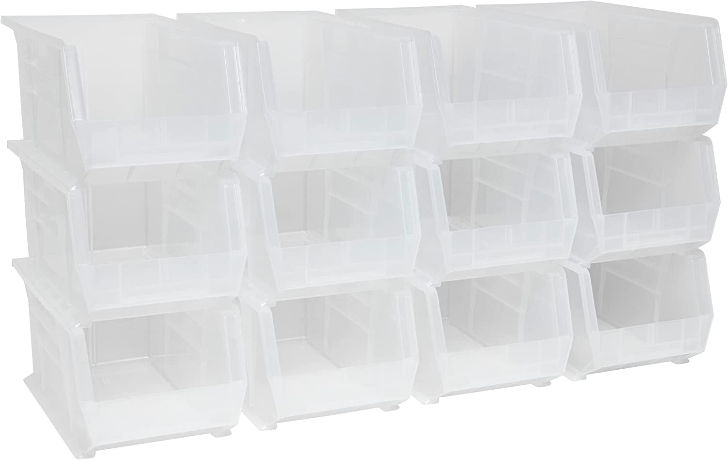 AkroMils Stackable Storage Bins, AkroBins Hanging Stacking Small Parts Screw Organizer