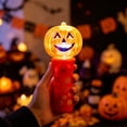 thumbnail image 4 of Miwamany Portable Plastic Kids Ghost Pumpkin LED Handheld Lantern 1PC Safe Warm Glow Mini Night Light, Lightweight Trick Or Treat Prop Party Indoor Outdoor Holiday Gift for Children, 4 of 5