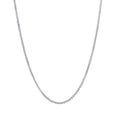 thumbnail image 4 of 1mm Solid .925 Sterling Silver Square Chain Necklace, 20 inches + Gift Box, 4 of 7