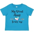 thumbnail image 3 of Inktastic My Great Aunt Loves Me Heart Boys or Girls Toddler T-Shirt, 3 of 5
