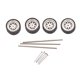 thumbnail image 1 of 4Pcs 1/64 Scale Steamer Alloy Wheels Tire Alloy Model Car General J33, 1 of 5