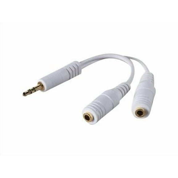 Belkin Speaker And Headphone Splitter, White