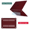 thumbnail image 4 of Mosiso Hard Shell Case For MacBook Pro 16 inch 2019 Release A2141 with Touch Bar & Touch ID , Ultra Slim Hard Case Protective Cover for New MacBook Pro 16", Marsala Red, 4 of 6