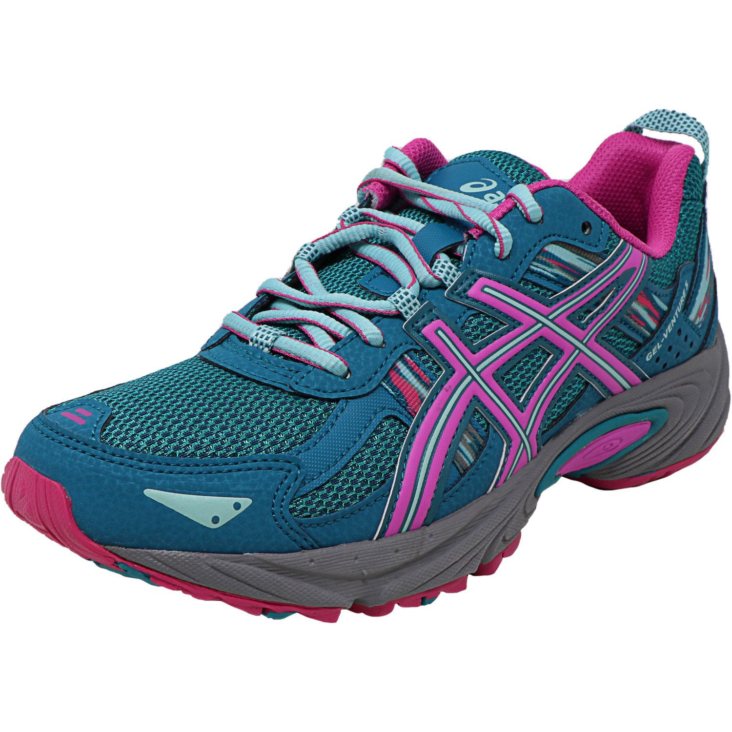 women's asics blue and pink