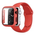 thumbnail image 1 of Correa para Apple Watch de 42mm / 44mm de Silicón + Case Protector de pantalla con Cristal Templado. Mamá Pulpo  Silicón con case, 1 of 4