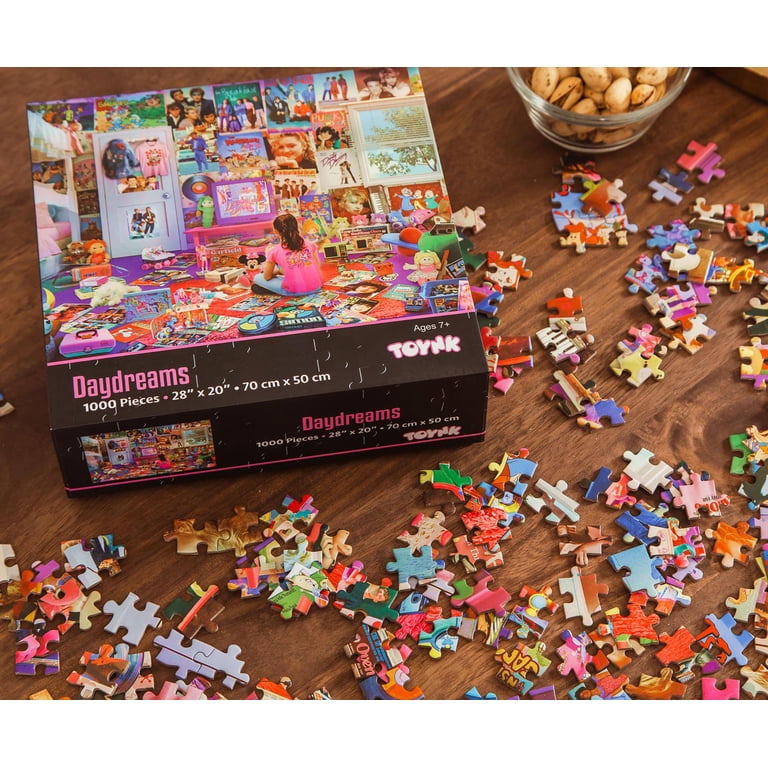 Toynk 1000-Piece Daydreams Jigsaw Puzzle, 80s and 90s Pop Culture