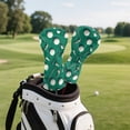 thumbnail image 3 of Yuyamidu Golf Ball Golf Head Covers PU Leather Golf Club Head Covers for Club Protective, Green Golf Gifts Accessory for Men Women, 3 of 7