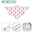 thumbnail image 6 of Dog Bandana 1 Pack,Pink Breast Cancer and Pioneer Flower Bandanas for Dogs,Cat Bandana,Small/ Large Dog Bandana 2 Size,Dog Bandanas Girl Boy, 6 of 6