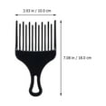 thumbnail image 3 of 4pcs Hair Pick Comb Detangle Wig Braid Pick Hair Lift Comb Hair Styling Comb, 3 of 8