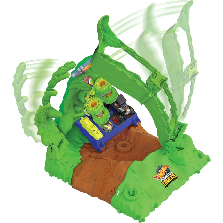  Hot Wheels Monster Trucks Arena Smashers Glow-in-The