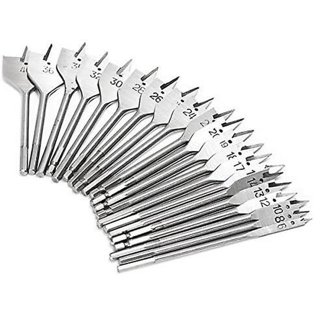 6 40mm Flat Spade Woodworking Drill Bit Hex Shank Drill Bit Pick hole Cutter 25mm