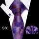 thumbnail image 1 of Corbata para hombre, traje formal, traje profesional a rayas, traje de verano, 1 of 6