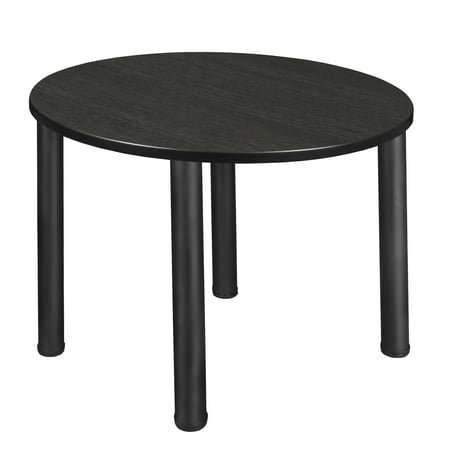 

Kee 36 Round Breakroom Table- Ash Grey/ Black