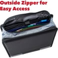 thumbnail image 5 of Case-it The Dual 2.0 Zipper Binder Backpack - Two 2 Inch D-Rings - 5 Subject File Folder - Multiple Pockets - 800 Sheet Capacity - Comes with Shoulder Strap - Fire Engine Red Dual-301, 5 of 12