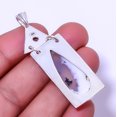thumbnail image 2 of Dendritic Opal - Brazil Gemstone 925 Sterling Silver Handmade Pendant 2.34" A377, Beautiful Jewelry For Woman, New Year Sale, Valentin's Day Gift, 2 of 2