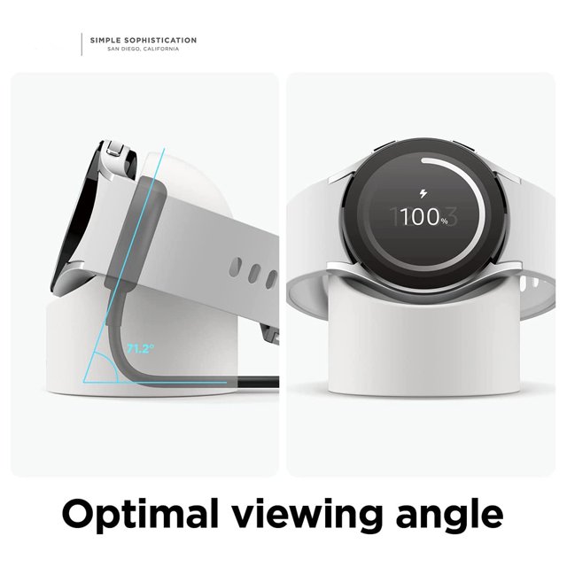 Piezas de repuesto de base de cargador de silicona para Samsung Galaxy Watch 3/Active