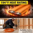 thumbnail image 4 of Energeaster 10/3 NM-B Orange Cu Electrical Wire, 25 ft Length 600V with Ground, UL Listed, Heavy-Duty PVC Insulated Cable for Residential Indoor Wiring, 4 of 8