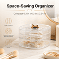 thumbnail image 3 of ABPETE Jewelry Box, 3-Layer Acrylic Jewelry Organizer with Cat Shape Handle, Clear Jewelry Boxes for Women Girls, Make up Organizer, Jewelry Storage Holder (Clear, Cat), 3 of 7