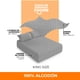 thumbnail image 4 of Juego de Sábanas King Size roomi Algodón Premium Frescas y Suaves Patron Puntos Gris, 4 of 5